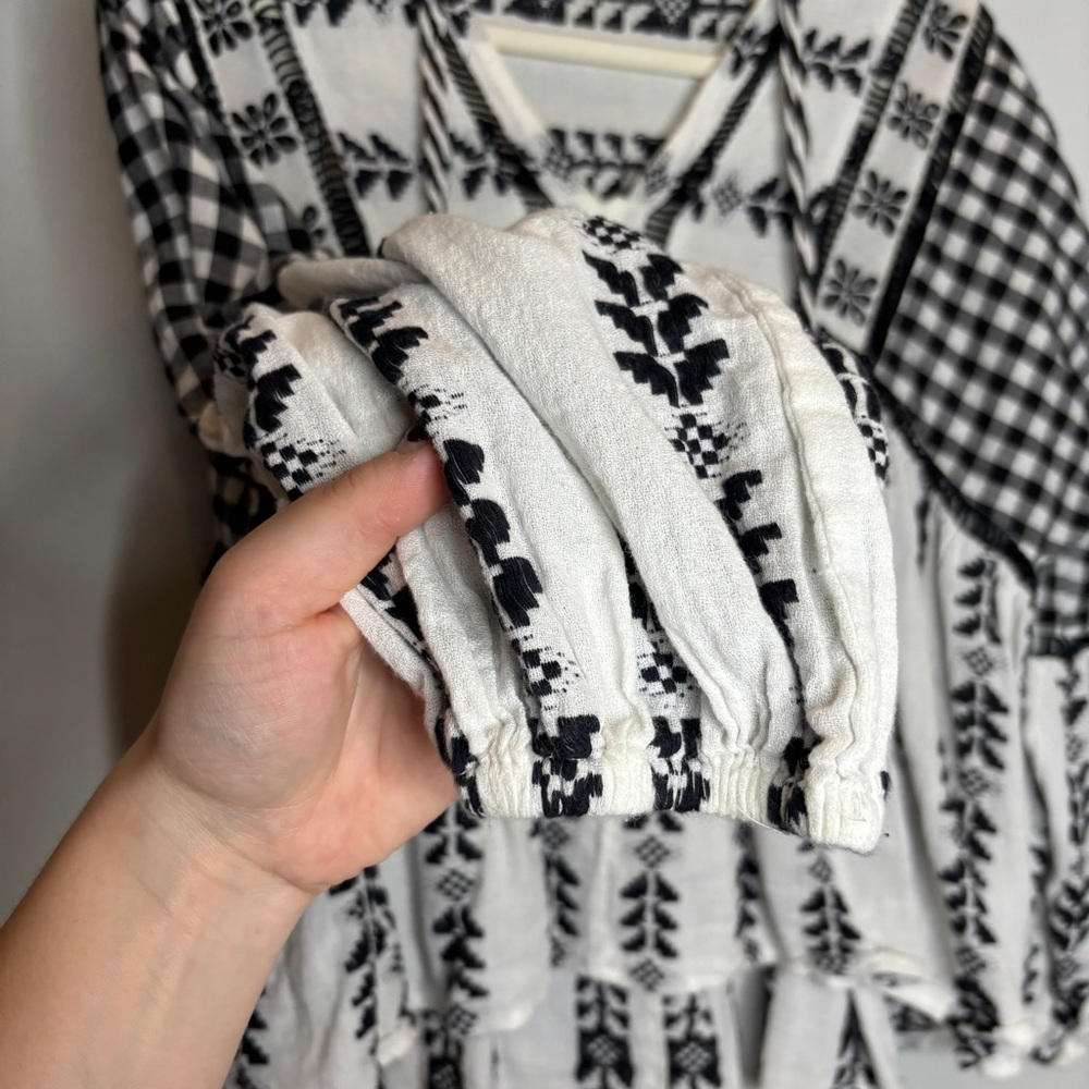 Dodo Bar Or Miguel Top – Black & White – Size S - Picture 10 of 10